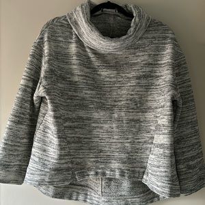 Anthropologie Cowl gray neck sweater